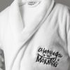 Badjas Champagne in the morning L-XL - Afbeelding 2